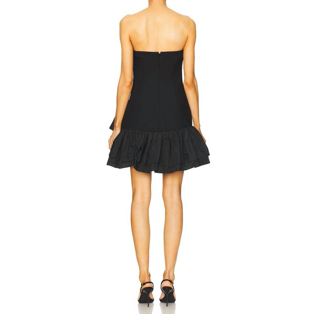 NEW CINQ A SEPT emily mini dress in black - Picture 4 of 4